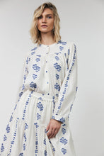 Load image into Gallery viewer, Nicky Shirt - Creme/Blue