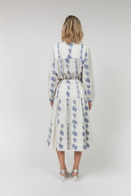 Load image into Gallery viewer, Morning Midi Skirt - Creme/Blue