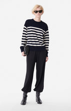 Load image into Gallery viewer, Clarisse Sweater - Navy/ Ecru
