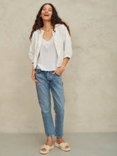 Load image into Gallery viewer, Averi Embroidered Jacket - Ivory
