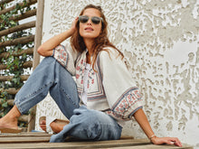 Load image into Gallery viewer, Calista Embroidered Jacket - Ecru/Multi
