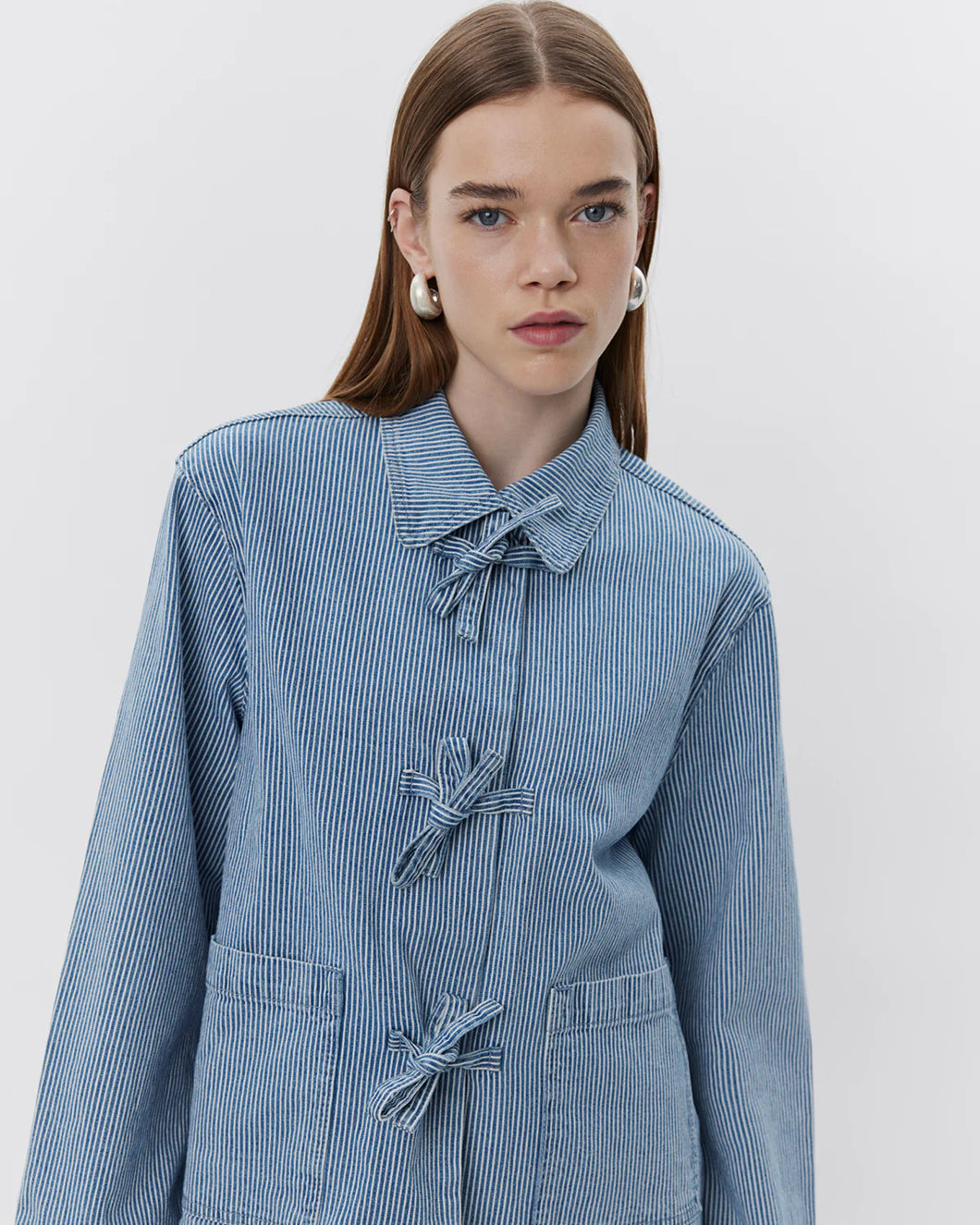 Marlo Jacket - Blue Stripe
