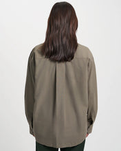 Load image into Gallery viewer, Organic Oversized Shirt - Dusty Olive
