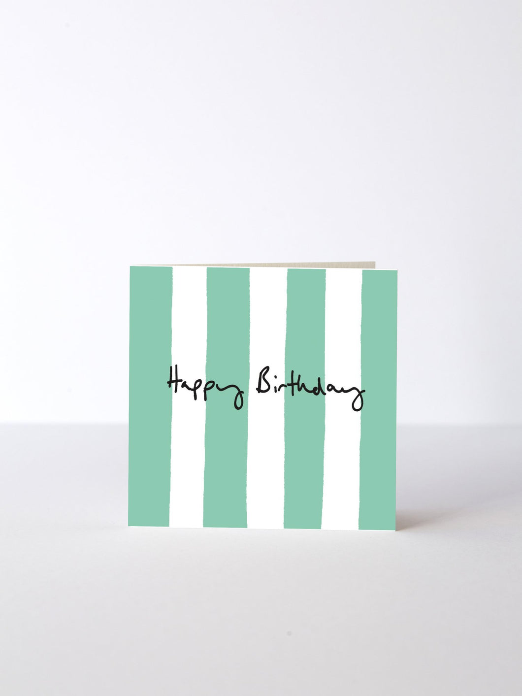 Stripe Birthday Card