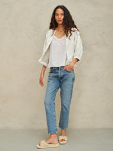 Load image into Gallery viewer, Averi Embroidered Jacket - Ivory
