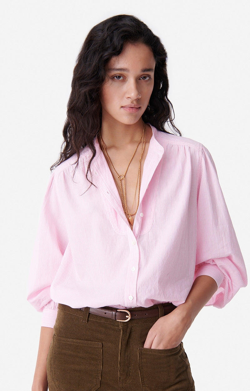 Chouchou Shirt - Pink/ White