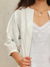 Load image into Gallery viewer, Averi Embroidered Jacket - Ivory
