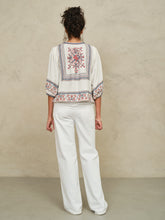 Load image into Gallery viewer, Calista Embroidered Jacket - Ecru/Multi
