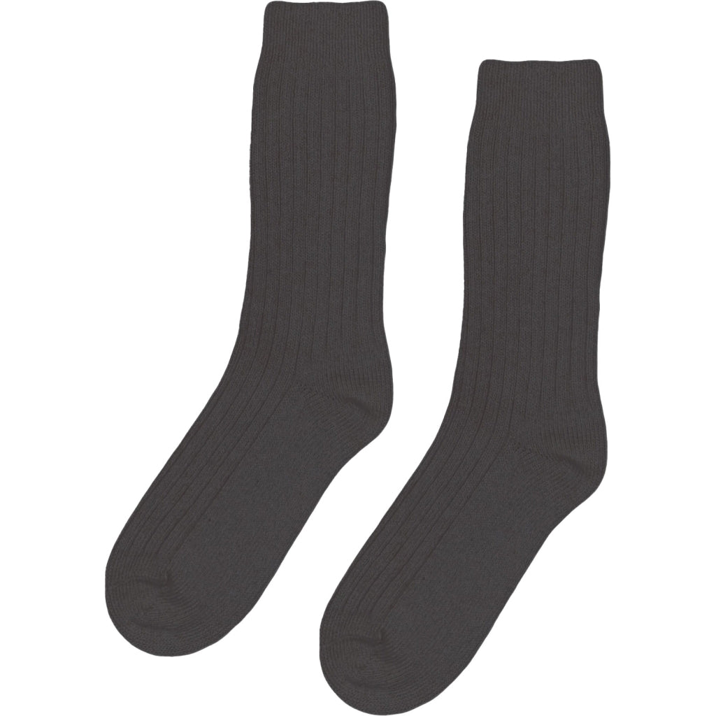 Merino Wool Blend Socks - Lava Grey