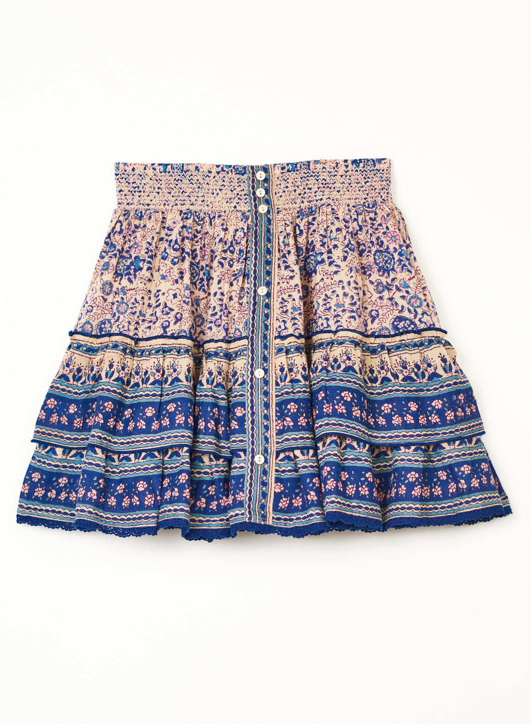 Cass Print Mini Skirt - Multi