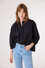 Load image into Gallery viewer, Carla 3/4 Sleeve Shirt - Black
