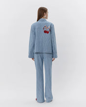 Load image into Gallery viewer, Marlo Jacket - Blue Stripe
