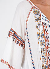 Load image into Gallery viewer, Lena Embroidered Top - Ecru
