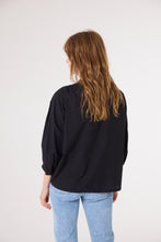 Load image into Gallery viewer, Carla 3/4 Sleeve Shirt - Black
