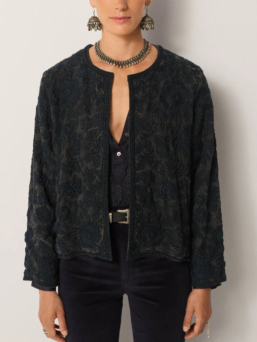 Maison Hotel, Balani Jacket, Dark Blue,day jacket, navy blue, Chiswick, womenswear, Aprilmae, new season, Spanish brand, women’s fashion, brand new autumn 2025, casual wear west London 