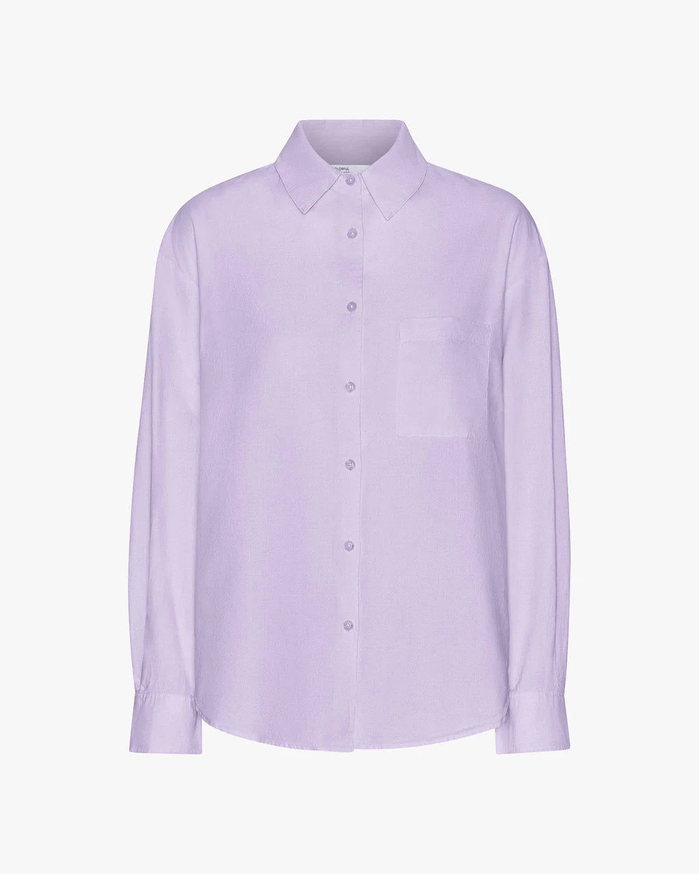 Organic Oversized Shirt - Soft Lavender