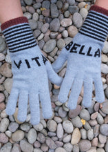 Load image into Gallery viewer, Vita Bella Gloves - Grey/ Black
