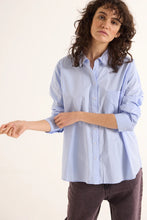 Load image into Gallery viewer, Caroline Oversized Shirt - Sky Blue
