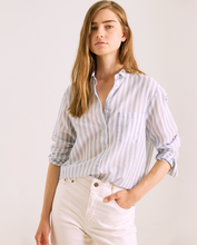 Load image into Gallery viewer, Manon Shirt - Blue Stripe
