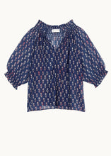 Load image into Gallery viewer, Ari Short Sleeve Top - Indigo
