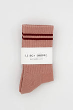 Load image into Gallery viewer, Boyfriend Socks - Vintage Pink
