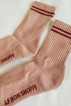 Load image into Gallery viewer, Boyfriend Socks - Vintage Pink
