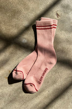 Load image into Gallery viewer, Boyfriend Socks - Vintage Pink
