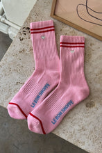 Load image into Gallery viewer, Boyfriend Socks - Amour Pink + Heart
