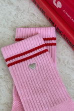 Load image into Gallery viewer, Boyfriend Socks - Amour Pink + Heart

