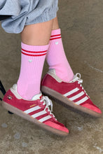 Load image into Gallery viewer, Boyfriend Socks - Amour Pink + Heart
