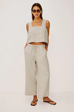 Load image into Gallery viewer, Emmie Crop Pant - Heathered Flax
