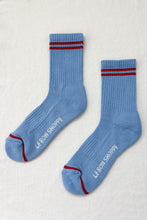 Load image into Gallery viewer, Boyfriend Socks - Ciel Blue
