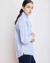 Load image into Gallery viewer, Chana Frill Shirt - Light Blue

