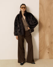 Load image into Gallery viewer, Vosmo Faux Fur Jacket - Choco
