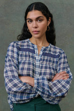 Load image into Gallery viewer, Jally Blouse - Blue Check
