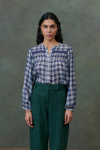 Load image into Gallery viewer, Jally Blouse - Blue Check
