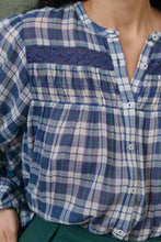 Load image into Gallery viewer, Jally Blouse - Blue Check
