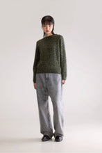 Load image into Gallery viewer, Dioal Leopard Print Sweater - Olive
