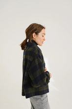 Load image into Gallery viewer, Balma Jacket - Navy/Khaki check
