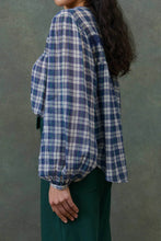 Load image into Gallery viewer, Jally Blouse - Blue Check
