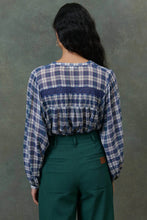 Load image into Gallery viewer, Jally Blouse - Blue Check
