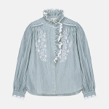 Load image into Gallery viewer, Cora Blouse - Almond Stripe
