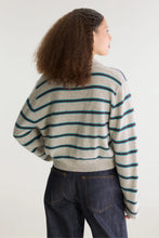 Load image into Gallery viewer, Dussy Stripe Knit - Heather Grey
