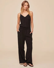Load image into Gallery viewer, Smocked Waist Wide Leg Pant - Vintage Black
