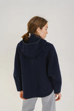 Load image into Gallery viewer, Ani Hooded Jacket - Navy
