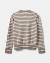 Load image into Gallery viewer, Stripe Cardigan - Light Brown Striped
