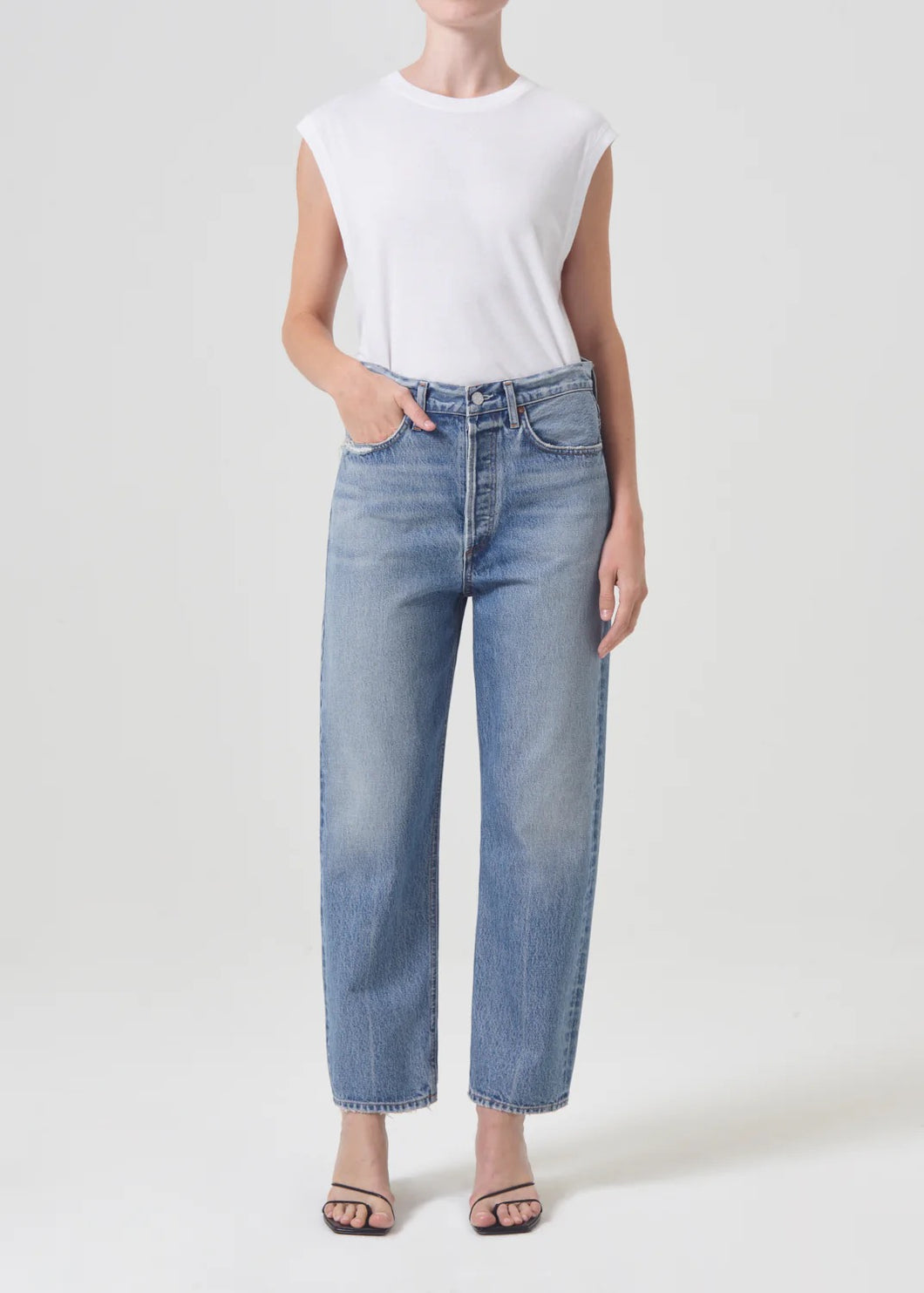 90s Crop  Straight Jean - Hooked