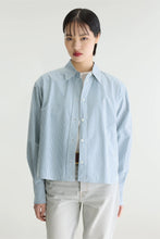Load image into Gallery viewer, Jullia Shirt - Blue/White Stripe
