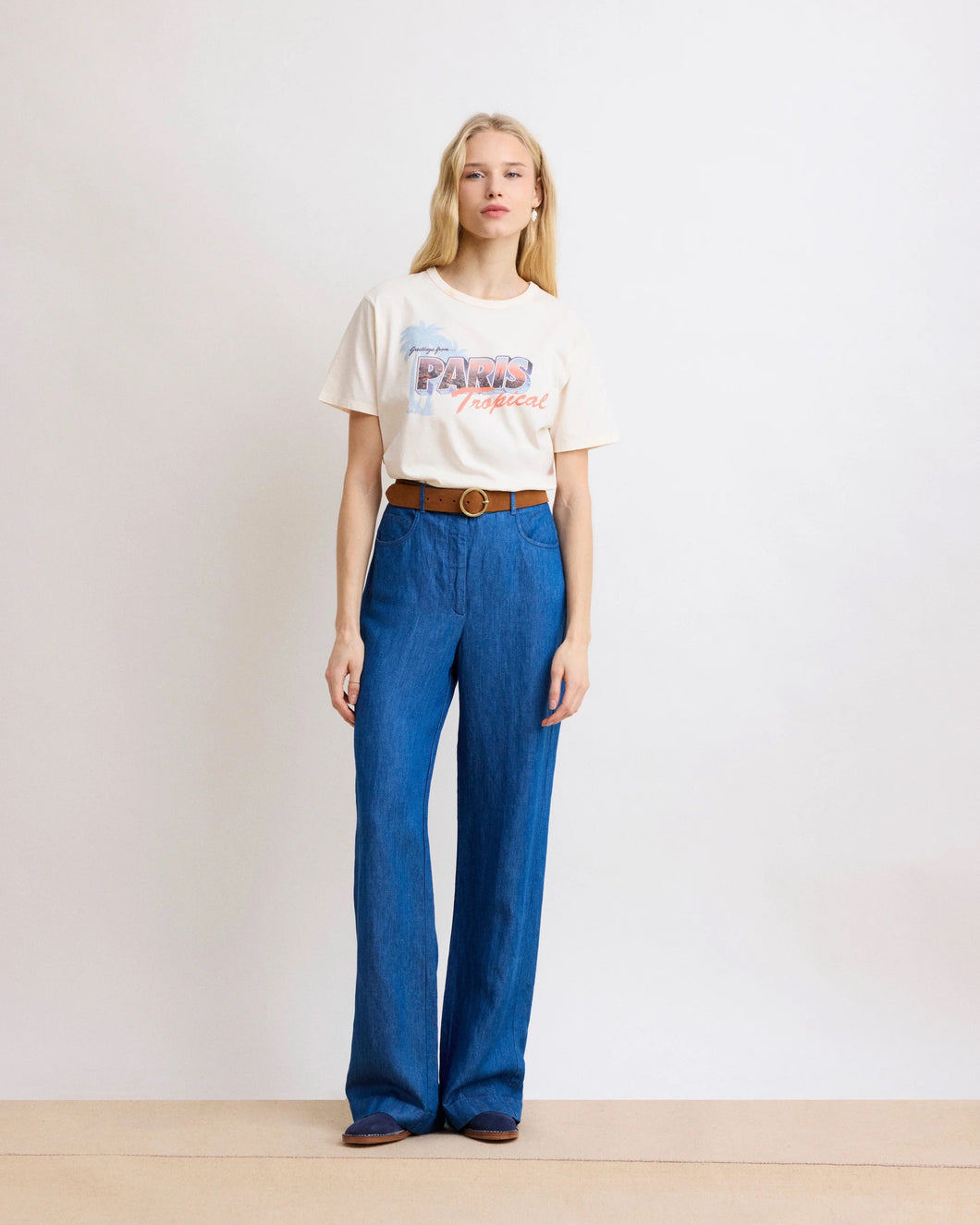 Pilote Trousers - Mid Blue