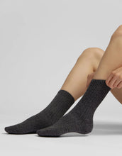 Load image into Gallery viewer, Merino Wool Blend Sock - Lava Grey
